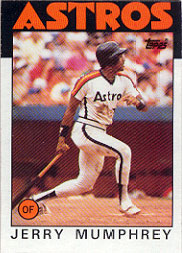 1986 Topps Baseball Cards      282     Jerry Mumphrey